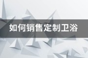 定制营销
:如何销售定制卫浴