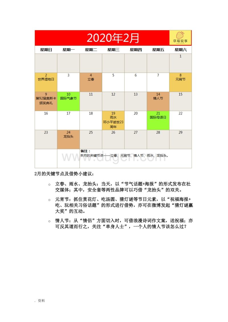 营销日历(营销日历2022年)