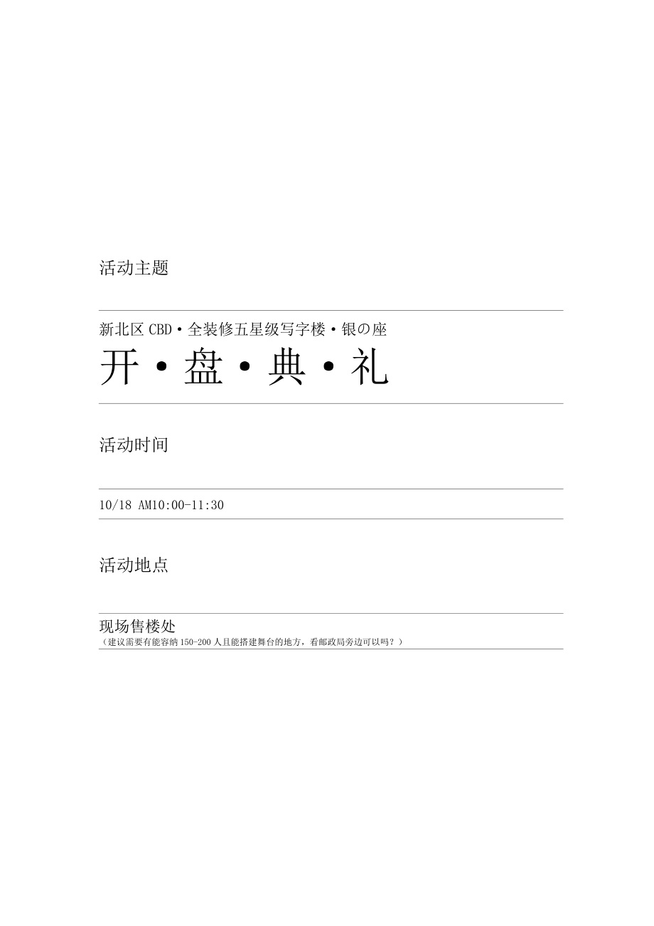 房地产活动文案策划(房地产文案策划工作内容)